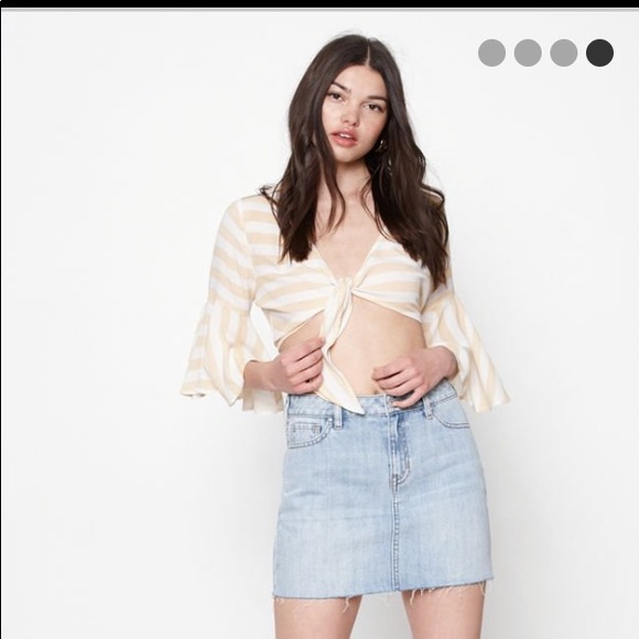 PacSun basic denim mini skirt - nwt - Picture 4 of 8